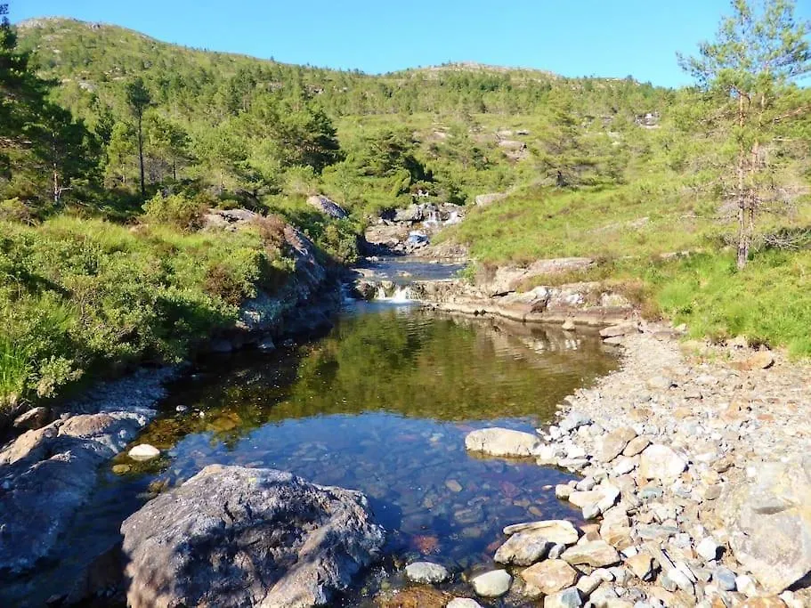 Alone In The Woods With Your Own River Nearby Fitjar Ferienhaus